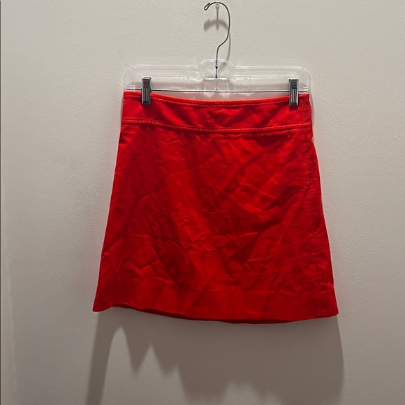 J. Crew Vibrant Orange Corduroy Mini Skirt - Picture 2 of 4